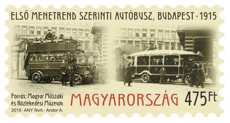 Első menetrend szerinti autóbusz (Budapest, 1915)